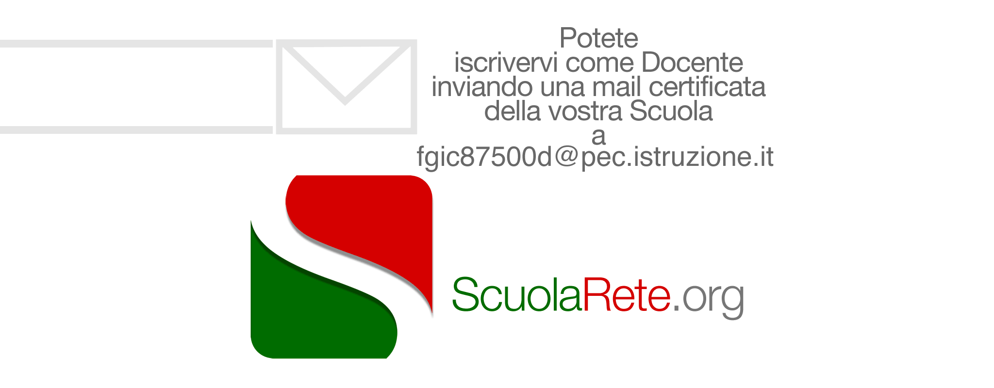 Iscrizione docente singolo a ScuolaRete.org