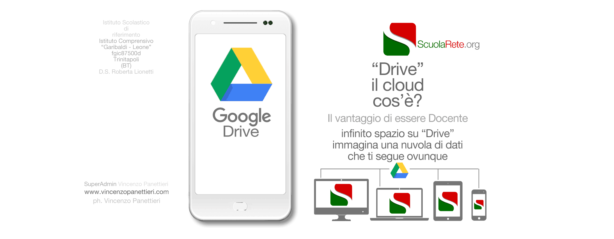 ScuolaRete.org, infinito spazio su drive